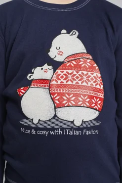 Arktyka piżama chłopięca długi rękaw, długie spodnie