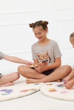 Piżama chłopięca krótki rękaw, krótkie spodnie Shiba