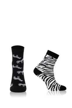 Skarpetki długie S131D ZEBRA BIS